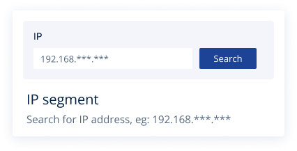 IP segment search in PIA S5 Client